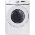 Samsung DVG45T6000W A3 7.5 Cu. Ft. Gas Dryer With Sensor Dry Online now