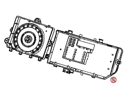 Samsung DC92-01607P Dryer User Interface Discount