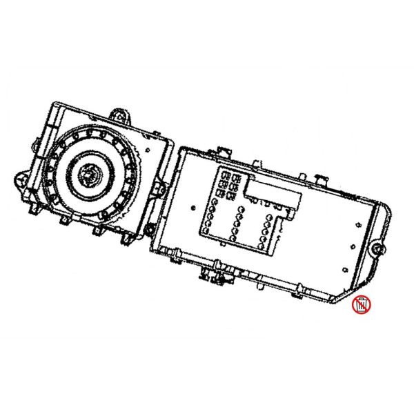 Samsung DC92-01607P Dryer User Interface Discount