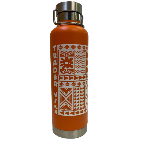 STAINLESS STEEL TAPA PATTERN WATER BOTTLE (3 colors to choose from) Fashion